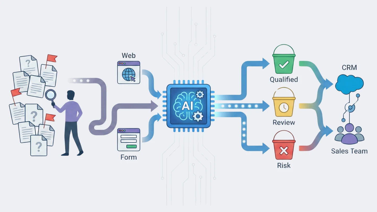 How I Built an AI Lead Scoring Assistant That Actually Works in B2B & Fintech visual