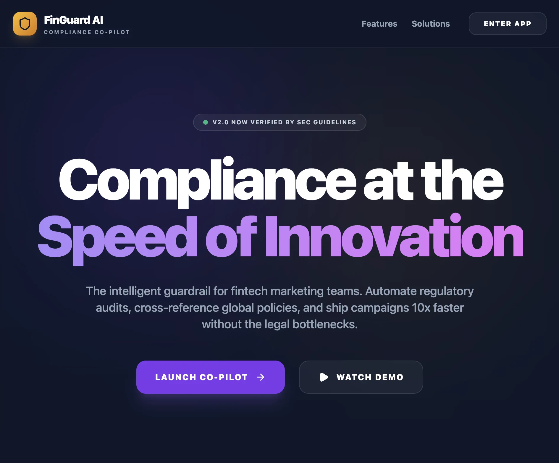 FinGuard compliance workflow demo