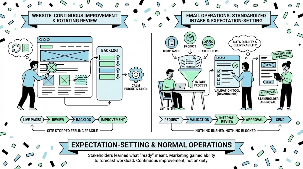 How I Built a Marketing Operations Processes That Reduced Chaos, Protected Focus, and Made Scaling Possible visual 3